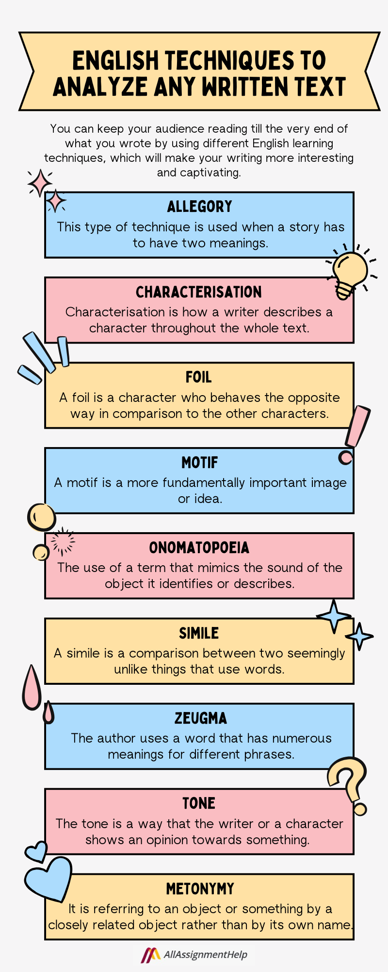 english techniques